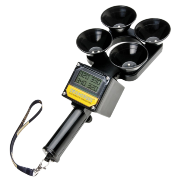 Detector de mastitis 4x4Q Mast | Equipo portátil con lectura de 4 cuartos para detección temprana mastitis subclínica | Marca: Draminski | Incluye batería