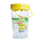 FlyBuster Garden | Sistema ecológico de control de moscas | Marca: FlyBuster | Balde de 2 litros, usar cebo de 50 g