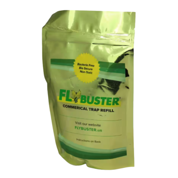 Cebo 250g | Cebo ecológico y eficiente para el control de moscas. | Marca: FlyBuster | Presentación: paquete de 250 g para su uso en el FLYBUSTER Commercial 10 L