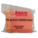 Pajilla no radiada naranja 0.25ml para semen