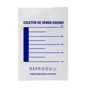 Funda para envase colector semen equino | Facilita y agiliza la manipulación y procesamiento del semen equino | Marca: Reprodux | Paquete con 50 unds