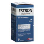 Estron | Cloprostenol sódico, agente luteolítico y sincronizador de celo | Marca: Tecnopec | Frasco ampolla 60 mL