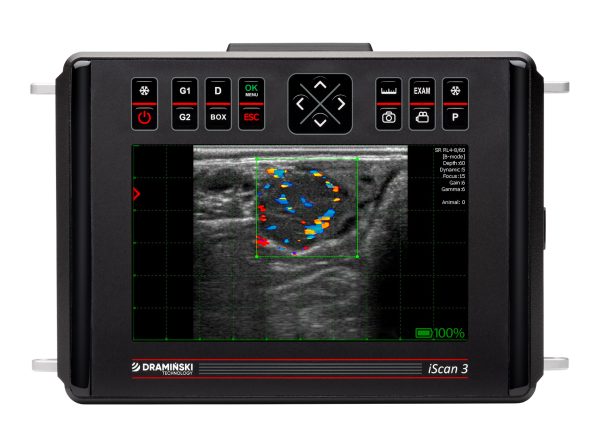 DRAMINSKI Ecógrafo veterinario iScan 3